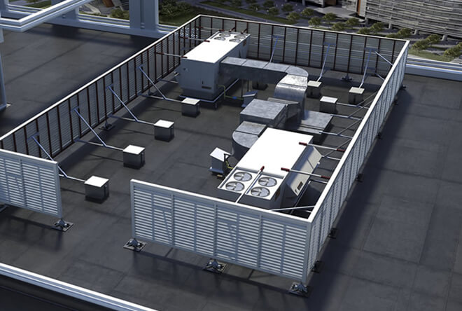 What are Rooftop Screen Walls
